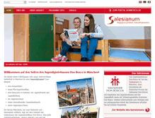 Tablet Screenshot of jugendgaestehaus-muenchen.com